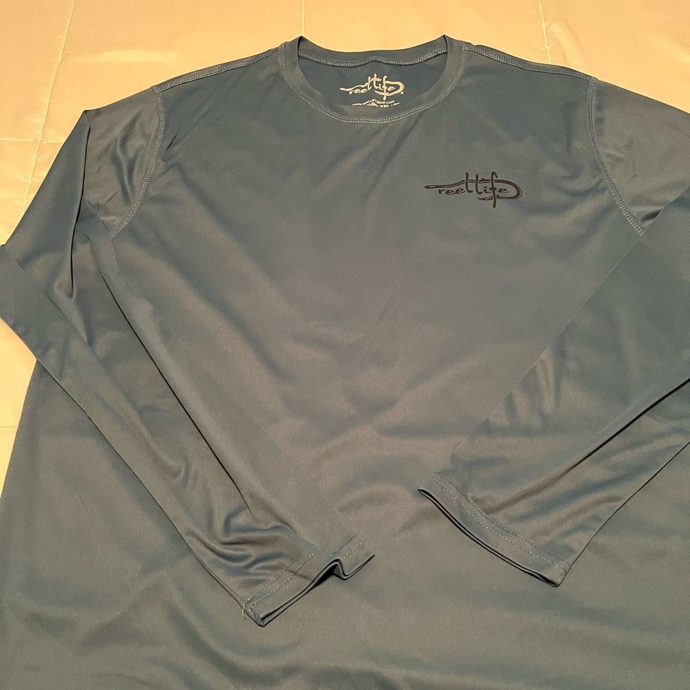 Men's Blue Long Sleeve Shirt